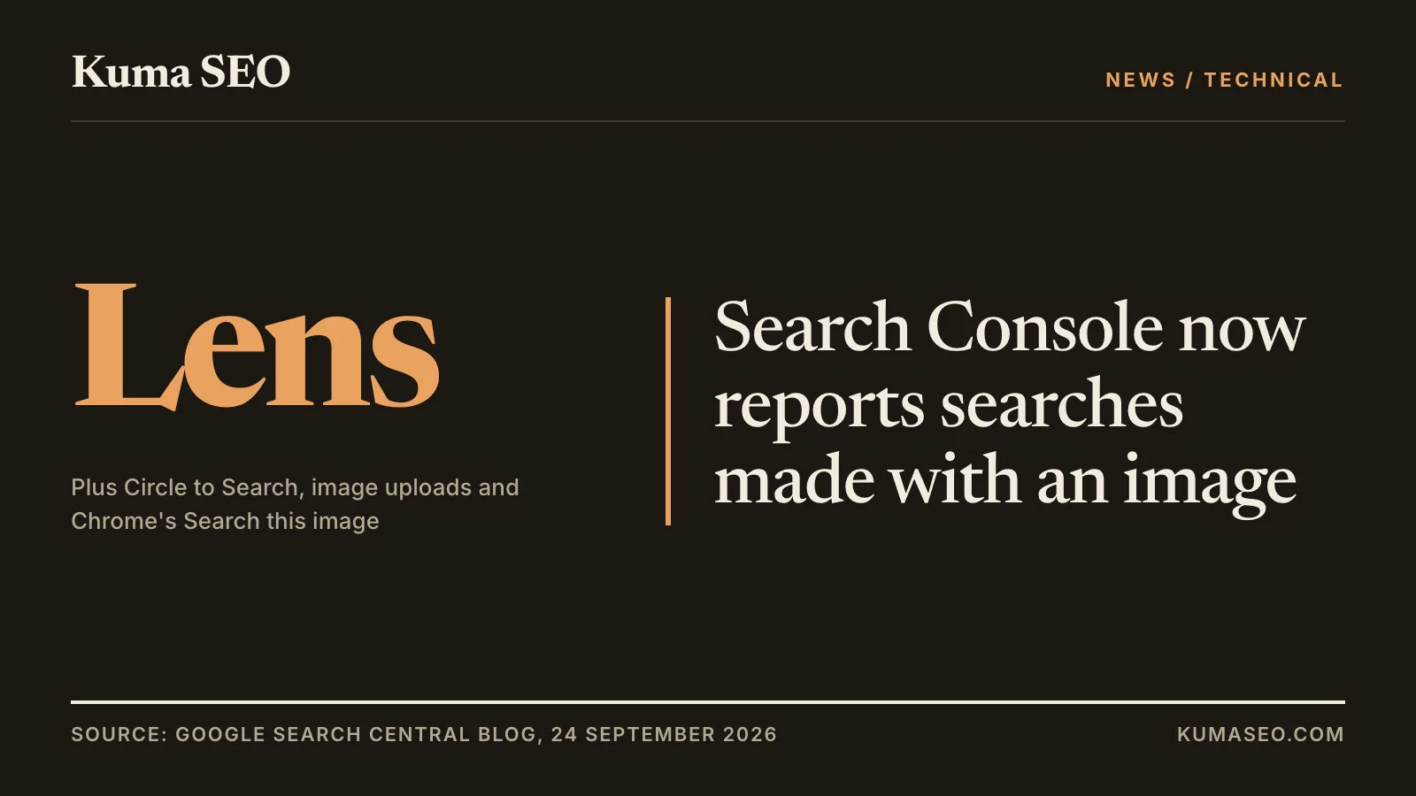 Search Console now shows traffic from Google Lens and Circle to Search